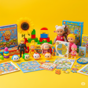 Играчки, игри и надуваеми стоки