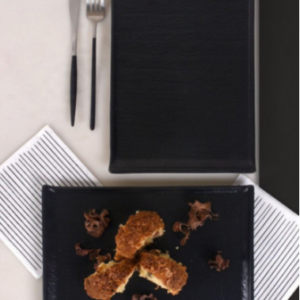 Комплект чинии Heritage 30x20.9 см, Керамика, Черен