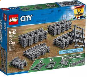 Конструктор Лего Сити - Релси, LEGO City, 60205