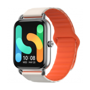 Xiaomi Watch Haylou RS4 Plus, Водоустойчив, AMOLED touchscreen, Сребрист